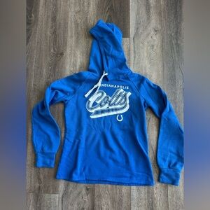 Blue Indianapolis Colts Hoodie, women’s size small